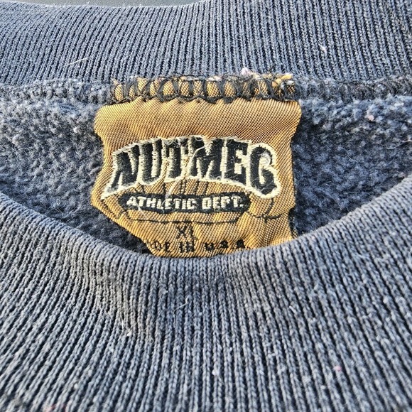 VTG 90s USM Southern Miss Golden Eagles Nutmeg Sweatshirt Men's XL Made In USA - Picture 3 of 6